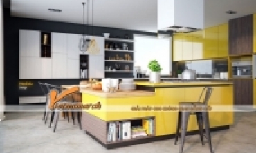  Chiêm ngưỡng mẫu trần thạch cao hiện đại cho phòng bếp siêu ấn tượng 2021